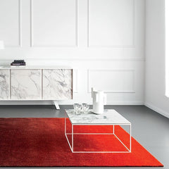 Thin coffee table marble 70x70cm - Calligaris