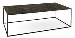 Thin coffee table marble 107x60cm - Calligaris