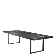 Melchior dining table 300cm Schwarz - Eichholtz