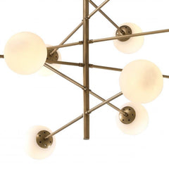 Tortora chandelier brass - Eichholtz