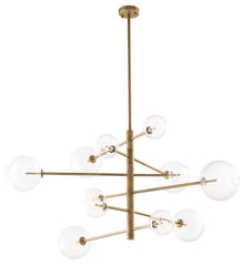 Argento L Chandelier Brass - Eichholtz