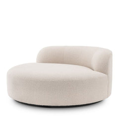 Bjorn sofa rond Boucle wit - Eichholtz