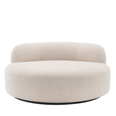 Bjorn sofa rond Boucle wit - Eichholtz