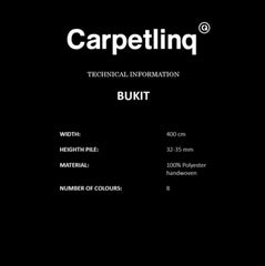 Bukit vloerkleed bruin - Carpetlinq