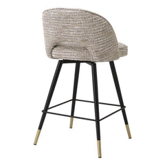 Cliff bar stool set of 2 Mademoiselle beige - Eichholtz
