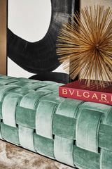 Conran pouf 160x50 velvet - Eric Kuster