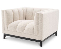 Ditmar Armchair Boucle White - Eichholtz