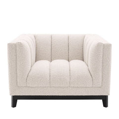 Ditmar Armchair Boucle White - Eichholtz