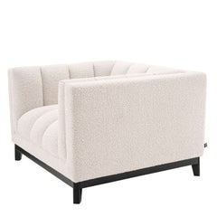 Ditmar Armchair Boucle White - Eichholtz