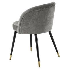 Chloé dining chair set of 2 grey - Eichholtz