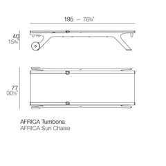 Africa Sunlounger - VONDOM