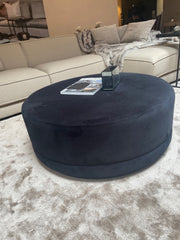 Berkeley pouf 100 cm black velvet - Eric Kuster