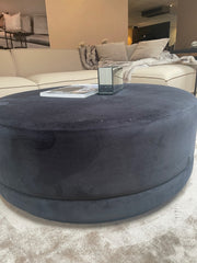 Berkeley pouf 100 cm black velvet - Eric Kuster