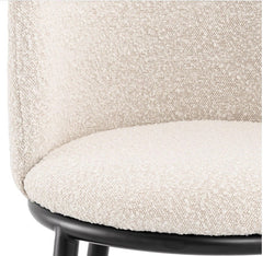 Filmore dining chair set of 2 boucle white - Eichholtz