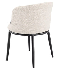 Filmore dining chair set of 2 boucle white - Eichholtz