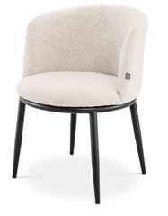 Filmore dining chair set of 2 boucle white - Eichholtz