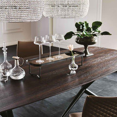 Atlantis Wood eettafel 300x128 - Cattelan Italia