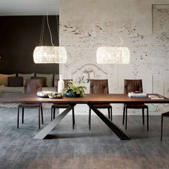 Eliot Wood dining table 300x120 - Cattelan Italia