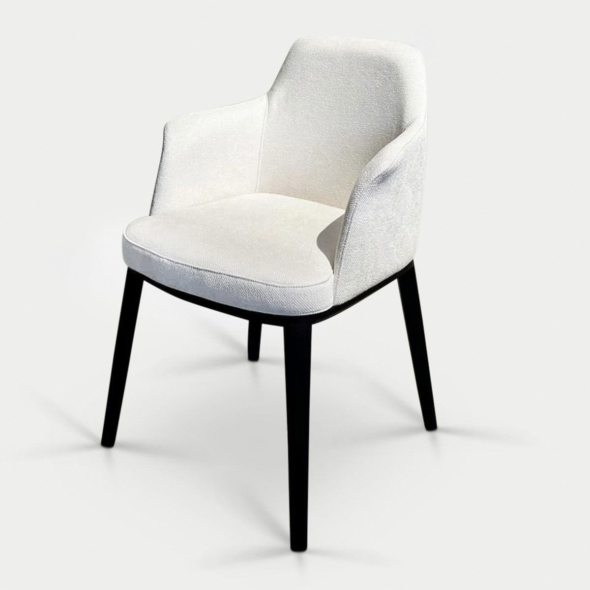 Milano dining chair light beige fabric | The Grand Collection – Abitare ...
