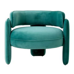 Chaplin Sessel savona turquoise velvet - Eichholtz