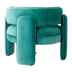 Chaplin Sessel savona turquoise velvet - Eichholtz