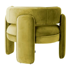 Chaplin armchair savona vintage green velvet - Eichholtz