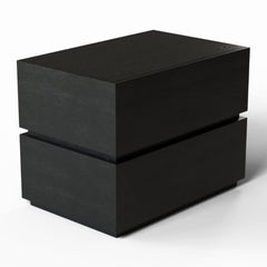 Luca bedside table smoke wood - The Grand Collection